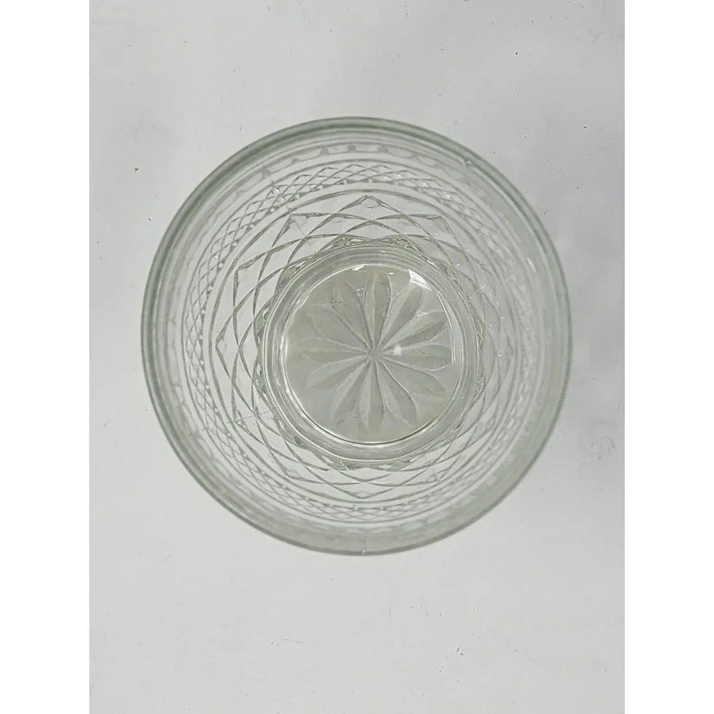 Vintage‎ Anchor Hocking Wexford Old Fashioned Tumblers & Mogan David Decanter